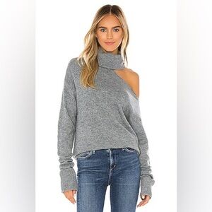 Raundi Sweater in Light Heather Grey PAIGE